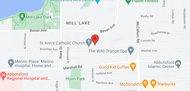 map of 110 33375 MAYFAIR AVENUE